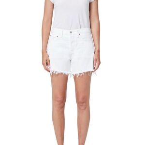 Citizens Of Humanity White Jean Shorts